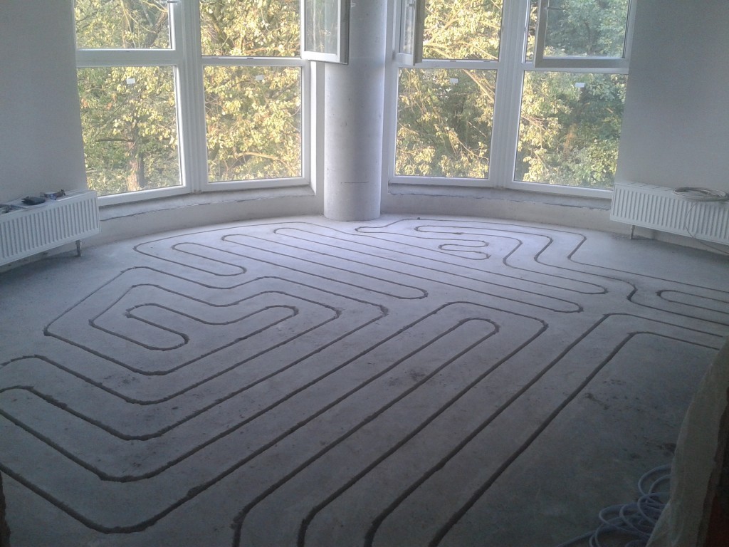 Теплый пол в стяжке